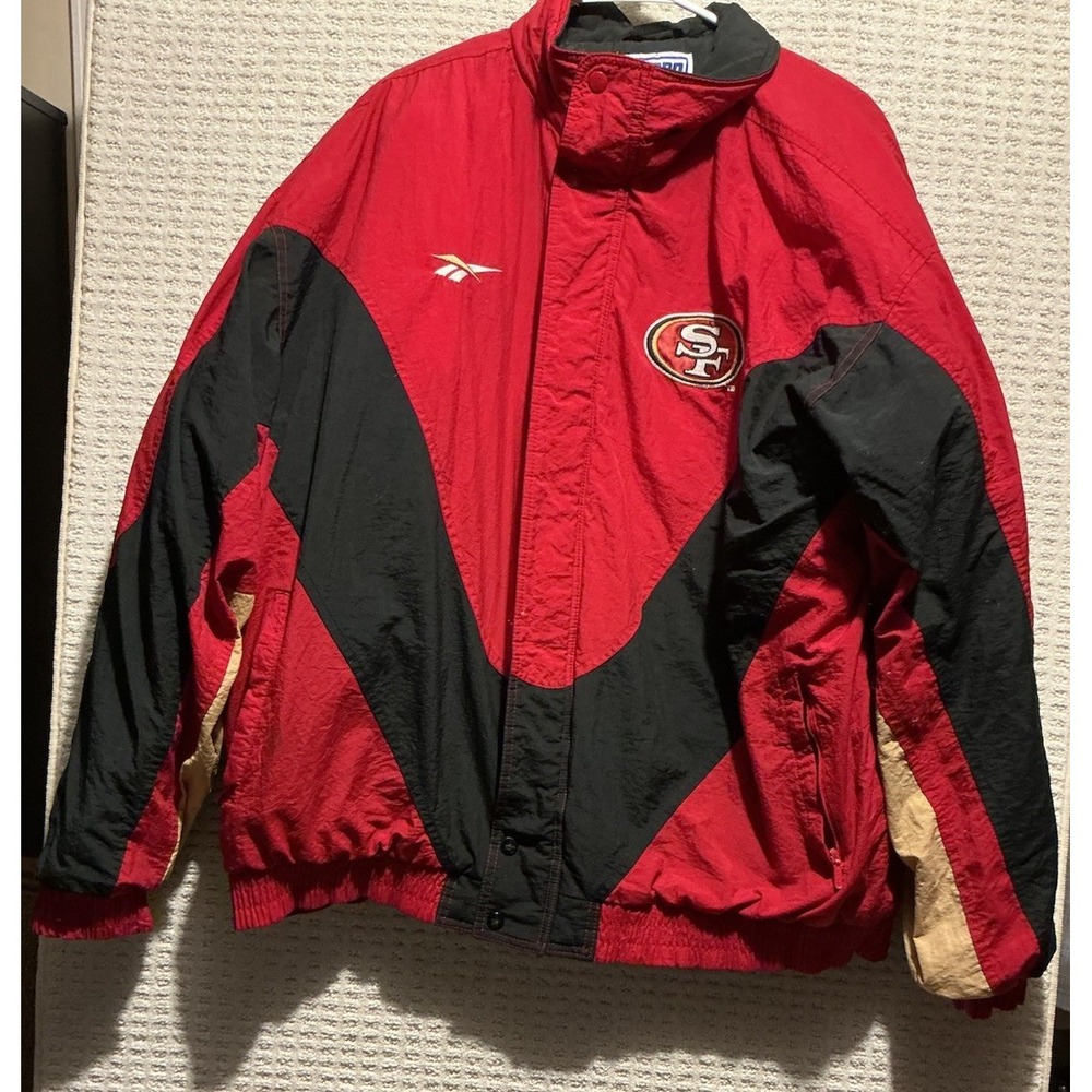 ProLine Rebook NFL San Fransico Forty Niners 50th Anniversary Jacket XXL Puffer
